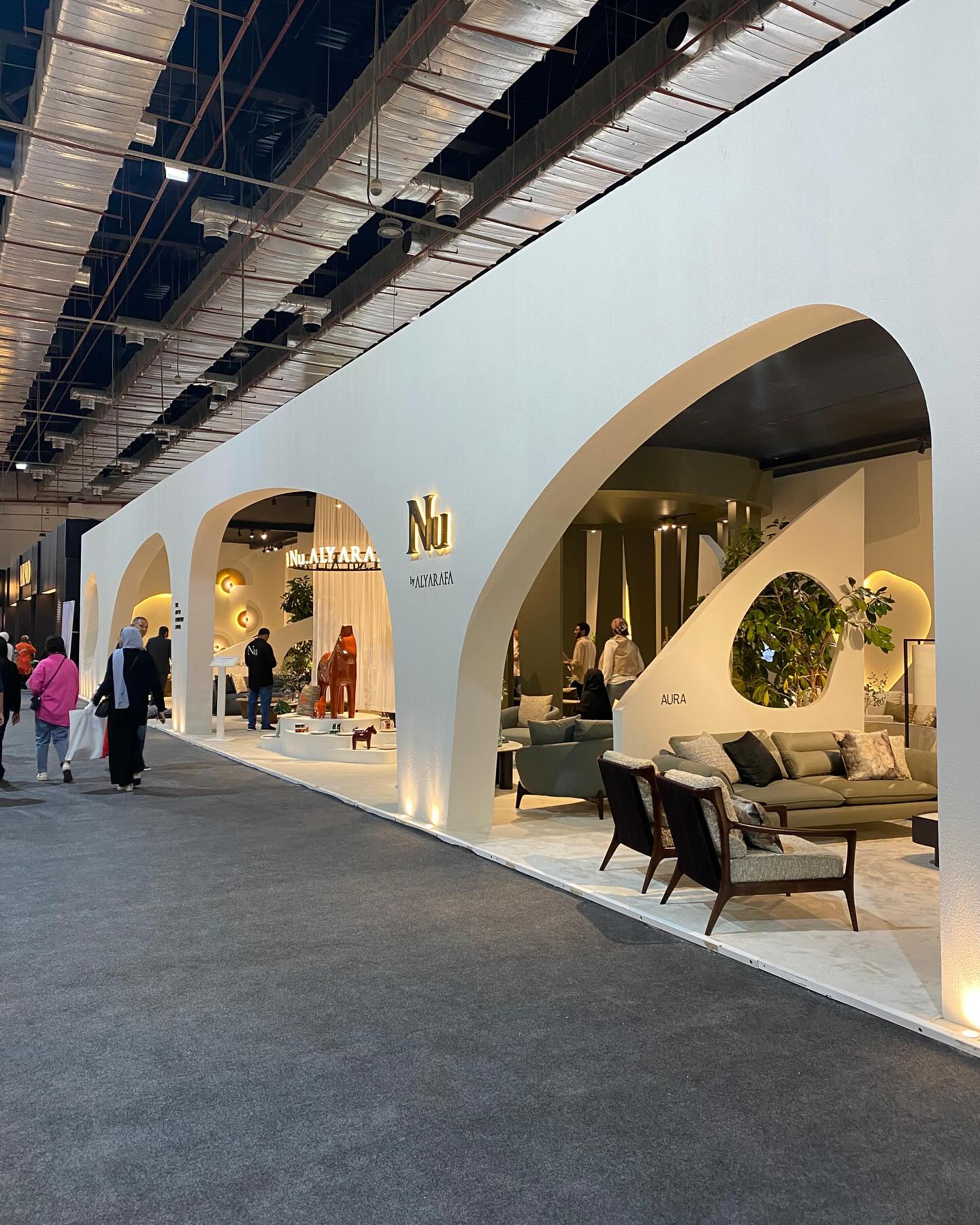 Nu by Aly Arafa Exhibition Stand